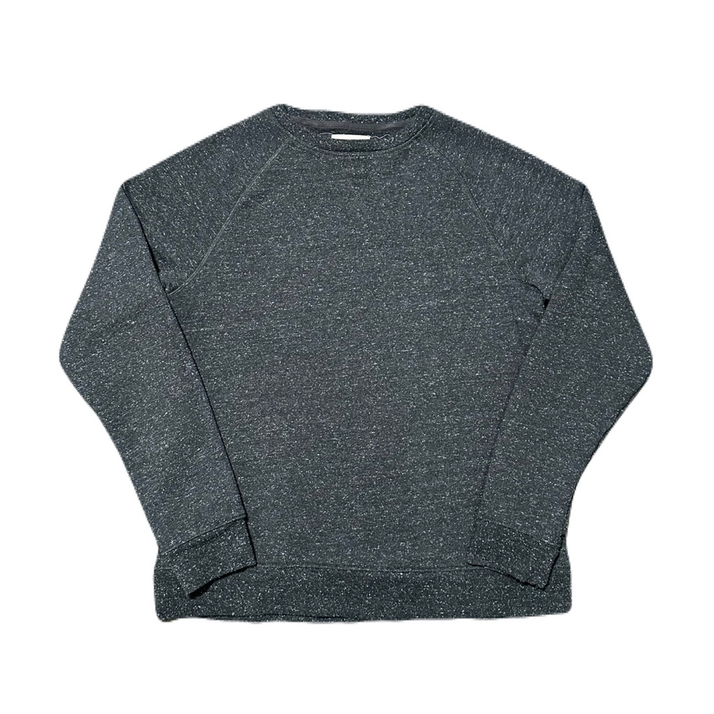 taylor stitch long sleeve crewneck sweatshirt Gray size 42/ L Salt & Pepper